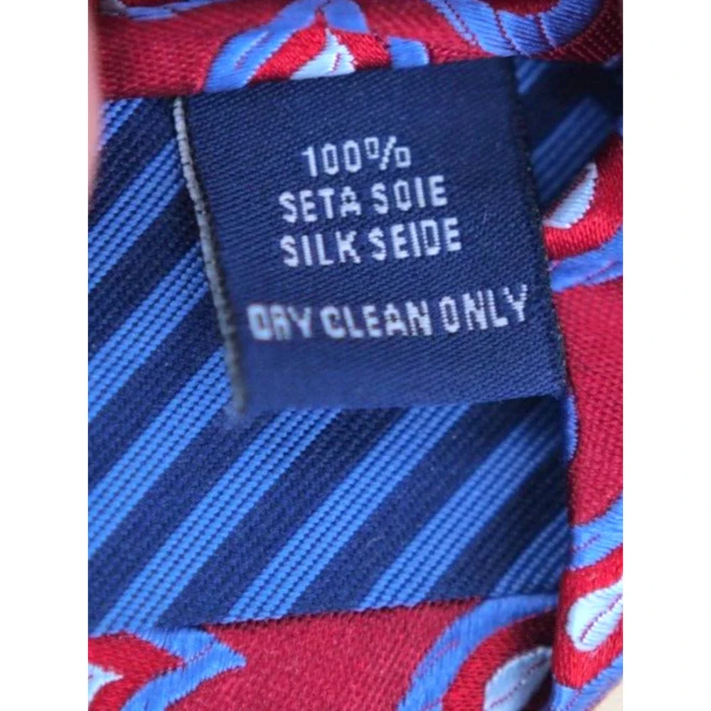 Charles Tyrwhitt Paisley Red Tie 100% Silk